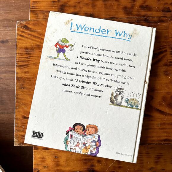 Vtg I Wonder Why Snakes Shed Their Skin & Other Questions About Reptiles Book - Picture 6 of 7